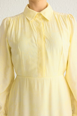 Robe midi - Jaune