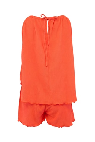 Blouse et short de plage - Rouge