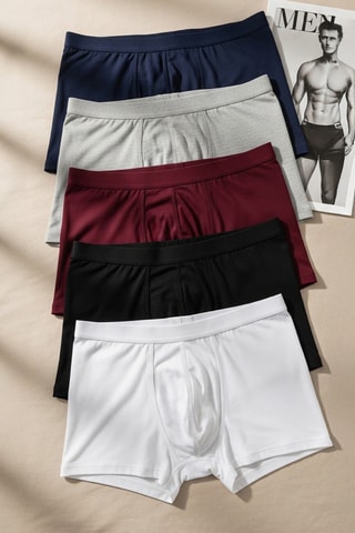 5 boxers - Multicolore