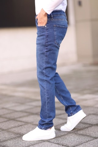 Jean regular - Bleu