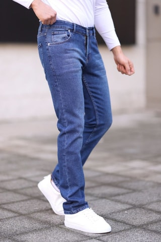 Jean regular - Bleu