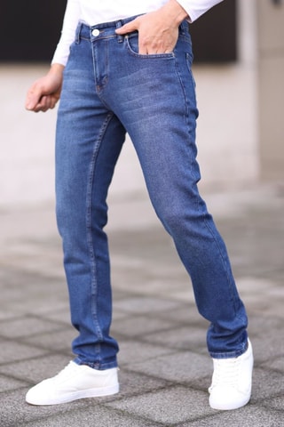 Jean regular - Bleu