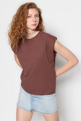 T-shirt - Marron