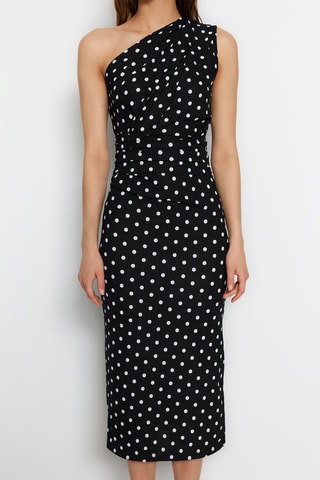 Robe asymétrique - Noir