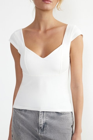 Top - Blanc