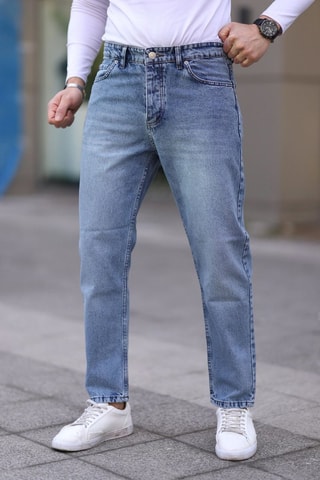 Jean boyfriend - Bleu