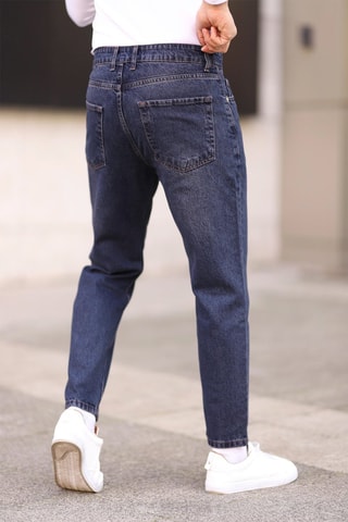Jean boyfriend - Bleu