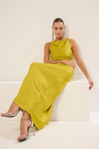 Robe longue - Vert