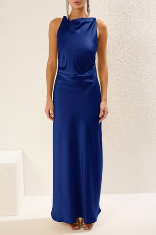 Robe longue - Bleu foncé