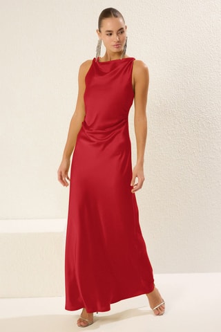 Robe longue - Rouge