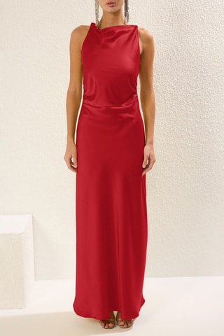 Robe longue - Rouge