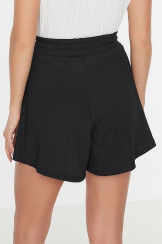 Short taille haute - Bleu