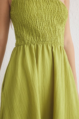 Robe asymétrique - Vert