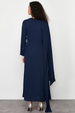Robe longue - Bleu marine