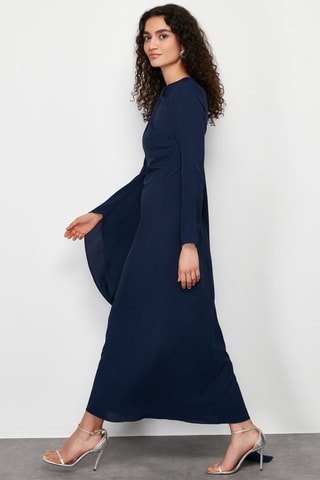 Robe longue - Bleu marine