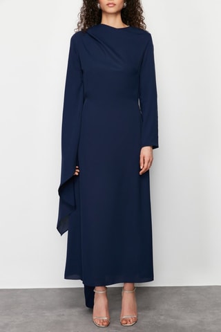 Robe longue - Bleu marine