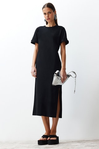 Robe T-shirt - Noir
