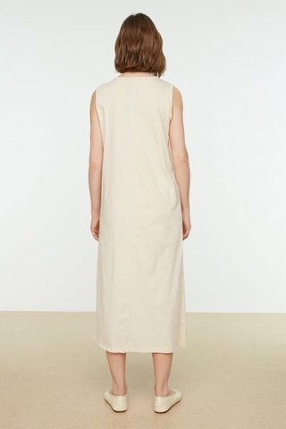 Robe longue - Beige