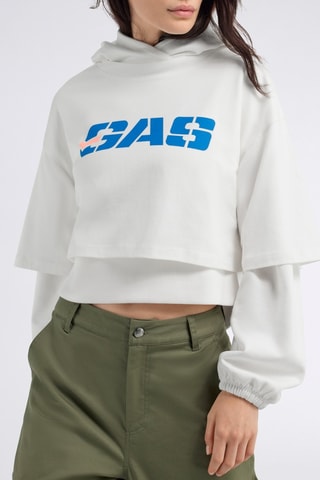 Pull à capuche - Blanc
