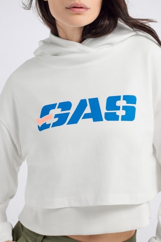 Pull à capuche - Blanc
