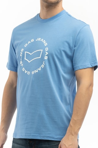 T-shirt - Blanc et bleu