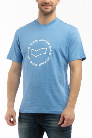 T-shirt - Blanc et bleu