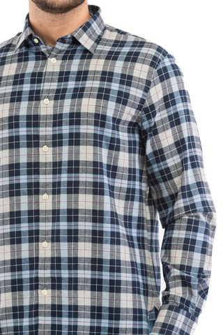 Chemise regular - Bleu et gris