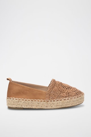 Espadrilles plateformes - Camel
