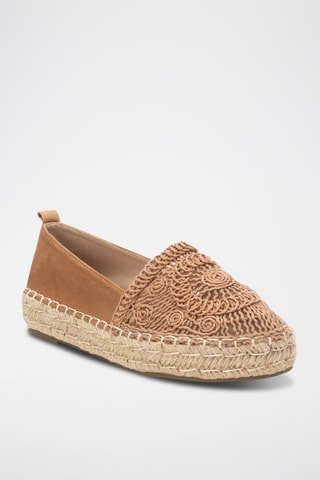 Espadrilles plateformes - Camel