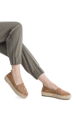 Espadrilles plateformes - Camel