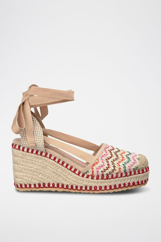Espadrilles compensées - Rouge