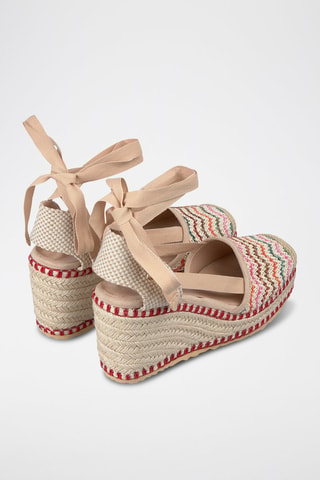 Espadrilles compensées - Rouge