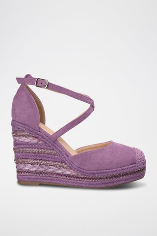 Espadrilles compensées - Violet