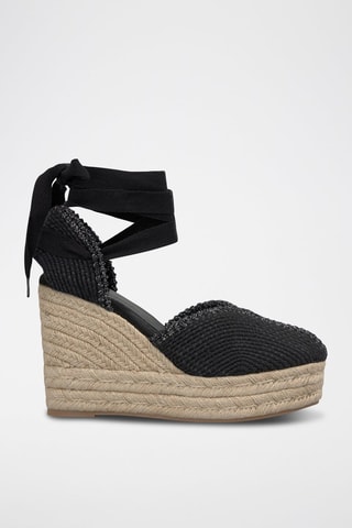Espadrilles compensées - Noir
