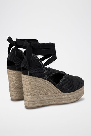 Espadrilles compensées - Noir
