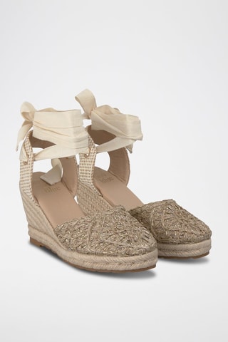 Espadrilles compensées - Taupe