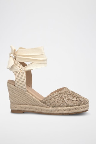 Espadrilles compensées - Taupe