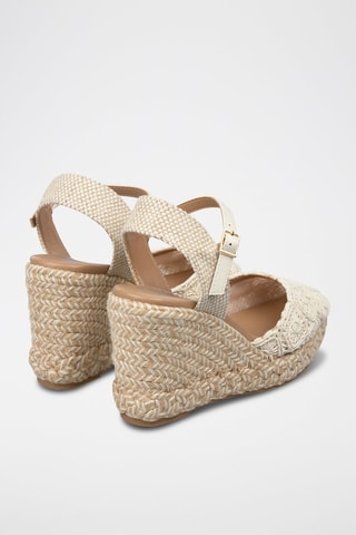 Espadrilles compensées - Ecru