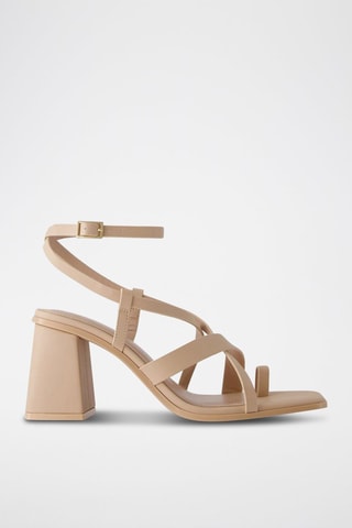 Sandales à talons - Beige