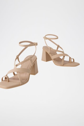 Sandales à talons - Beige