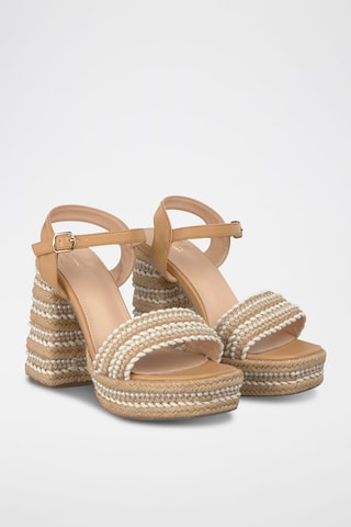 Sandales à talons - Camel