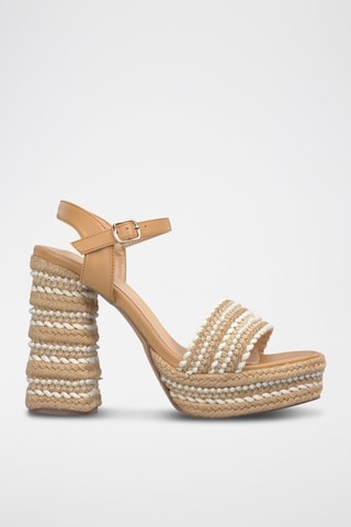 Sandales à talons - Camel