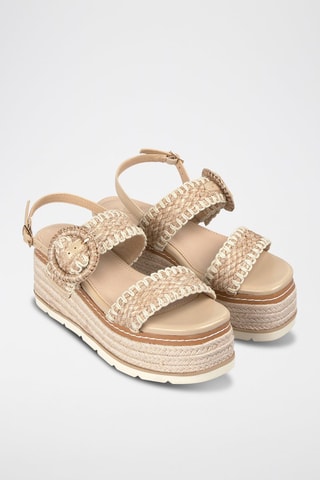 Sandales plateformes - Beige