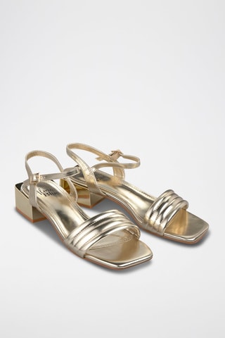 Sandales à talons - Doré
