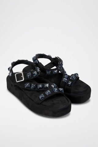 Sandales plateformes - Noir