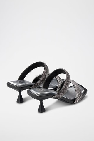 Mules à talons - Noir