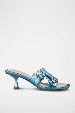 Mules à talons - Ciel