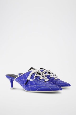 Mules à talons - Bleu