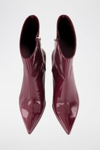 Bottines vernies - Bordeaux