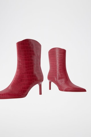 Bottines - Rouge
